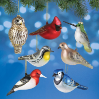 Cobane Studio Blown Glass Ornament Collection